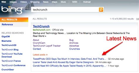 The Latest News From Bing Techcrunch