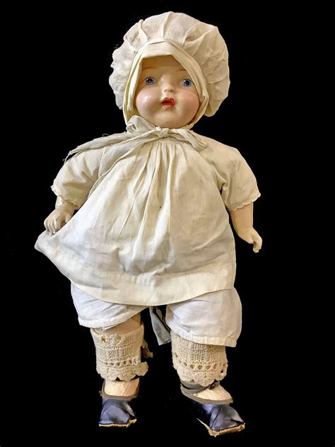 Lot Madame Hendren Composition And Cloth Doll