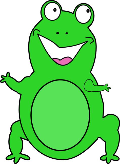 Jumping Cartoon Frog Png