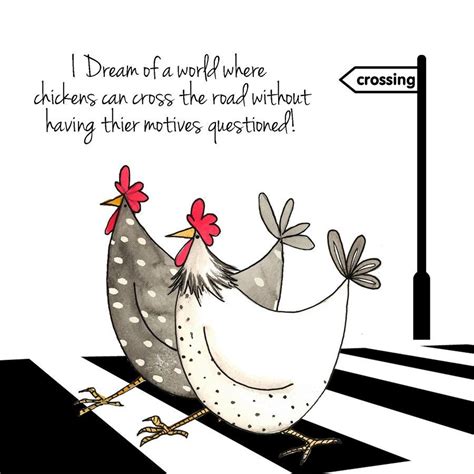 Chickens Crossing Road This Selection Of Humorous Greeting Cards By The Skinny Card Co Are