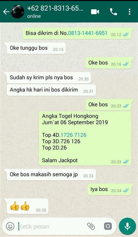 hk data lengkap