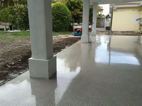 Polished Concrete Patio Concrete Backyard Concrete Patio Polished