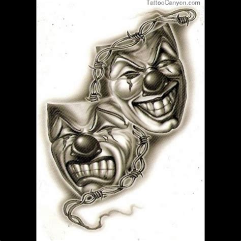 The 26 Best Laugh Now Cry Later Skull Tattoo Designs Images On