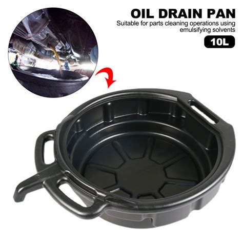 Betop 10l Car Fuel Fluid Oil Drain Pan Wast Engine Oil Collector Tank
