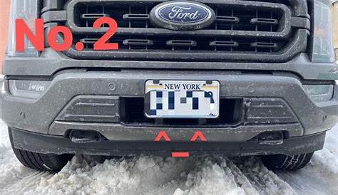 How about getting that front license plate bracket off? | F150gen14