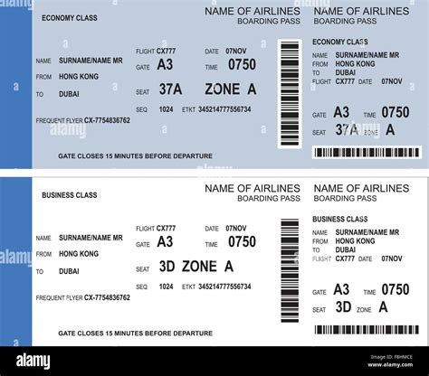 Examples Of Airline Barcodes