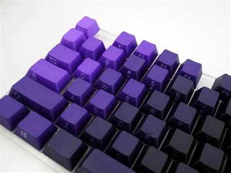 It will not help you if you buy the best brand but your fingers will get later irritated. GeekKeys Gradient Purple Side-printed Thick PBT Full ...