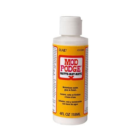4.8 out of 5 stars. Mod Podge Matte 4oz 118ml**^ - CraftyArts.co.uk