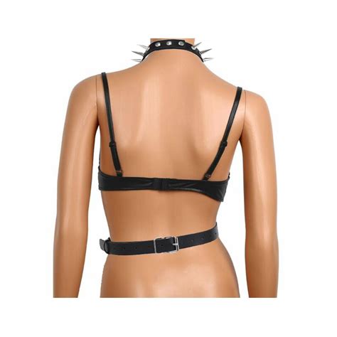 Sexy Womens Lingerie Harness Cage Bra Strappy Cupless Body Belt Strap