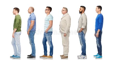 group of diverse men standing in line stock image image of clothes race 130252747