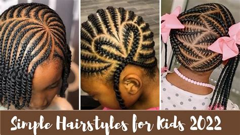 Beautiful And Simple Hairstyles For Kids 2022 Ladeey