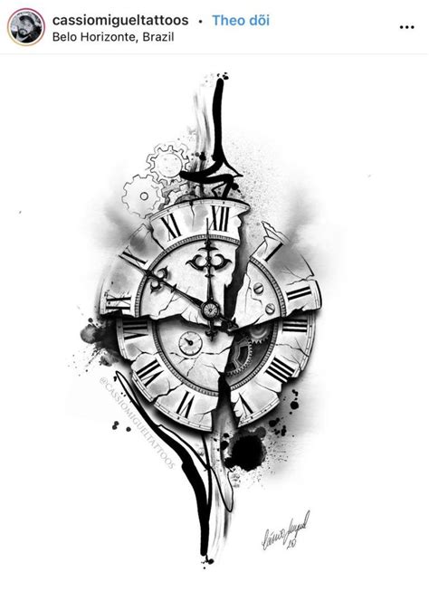 225 Clock Tattoos Ideas And Designs 2022 TattoosBoyGirl Clock Face