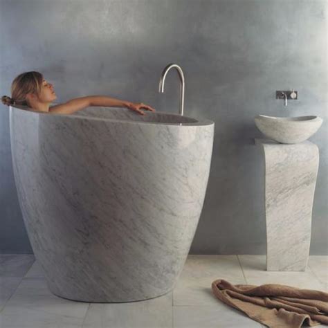 ], with resolution 982px x 1200px. Deep Space-Saving Soaking Tub | Designs & Ideas on Dornob