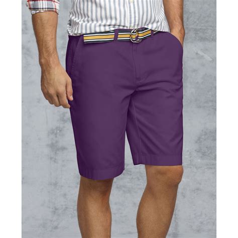 Lyst Tommy Hilfiger Academy Chino Shorts In Purple For Men