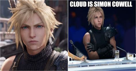 Final Fantasy 7 Remake PS4 10 Hilarious Cloud Strife Memes That Will