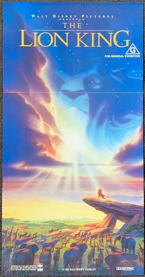 All About Movies The Lion King Poster Original Daybil