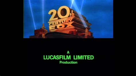 20th Century Foxlucasfilm Limited 1983 Youtube