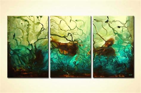 Painting For Sale Triptych Canvas Abstract Art 4114