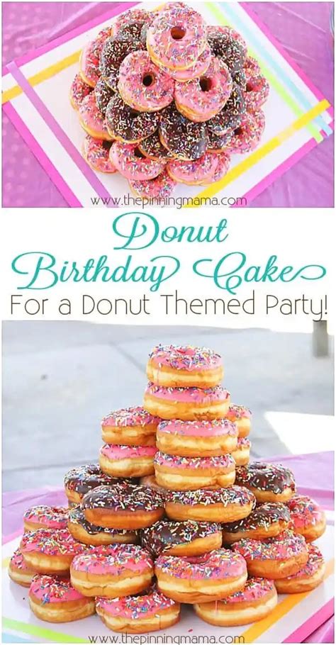 How To Make A Donut Cake For A Donut Themed Birthday Party The