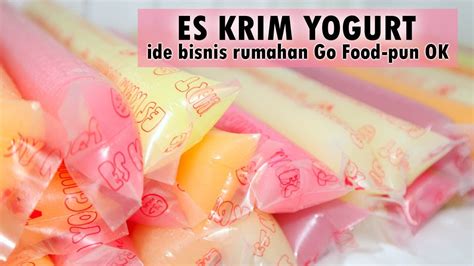 Daripada beli, yuk kita coba bikin es krim sendiri. CARA MEMBUAT ES KRIM YOGURT MILKITA TANPA TALI - IDE BISNIS RUMAHAN - YouTube