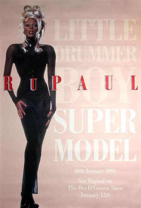 Rupaul Poster Super Model Rupaul Supermodels Mtv Videos