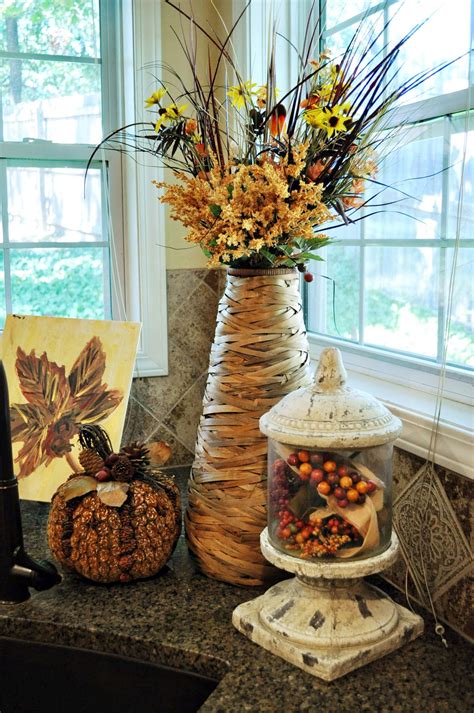 Pumpkin Makeover And A Fall Kitchen Fall Kitchen Holiday Deco