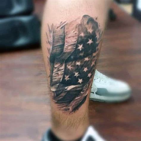 Top 60 Best American Flag Tattoos For Men Usa Designs