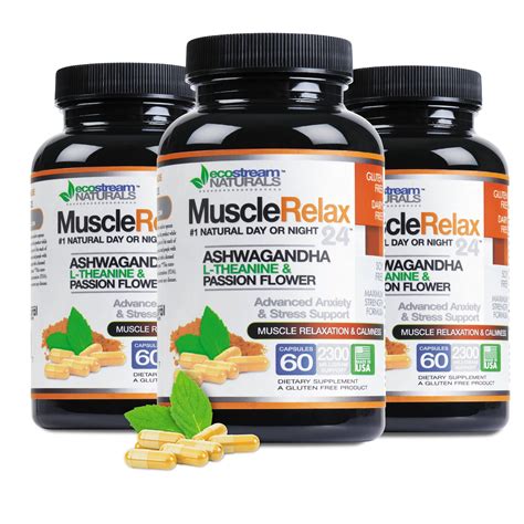 Pack Of 3 Muscle Relax Daynight Natural Herbal Supplement