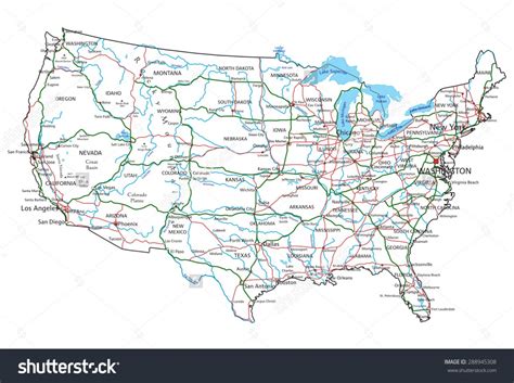 free printable united states road map printable us maps