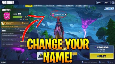 How To Change Your Name In Fortnite Battle Royale Youtube