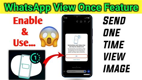Whatsapp View Once Feature How To Enable And Use Whatsapp View Once