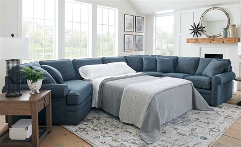 Sectional Sofa With Sleeper Bed Cabinets Matttroy