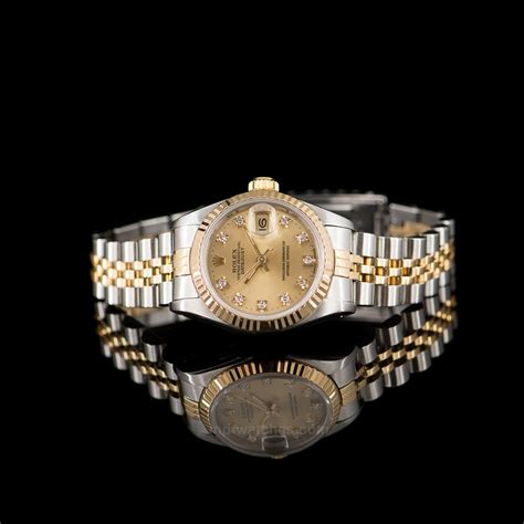 Rolex Oyster Perpetual Datejust Ref Diamonds Mm MD Watches