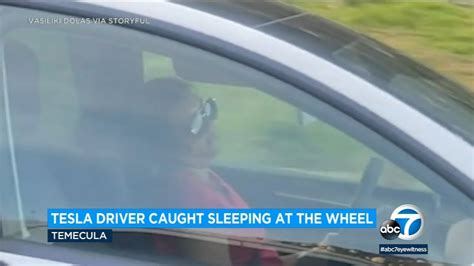 woman thought tesla driver caught sleeping at the wheel was having medical issue youtube
