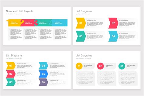Lists Powerpoint Presentation Template Nulivo Market