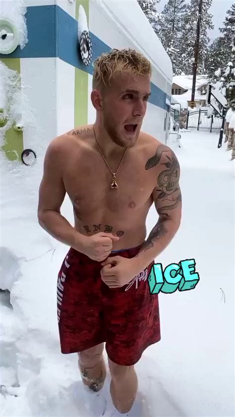 Alexis Superfan S Shirtless Male Celebs Jake Paul Shirtless IG Story In The Snow