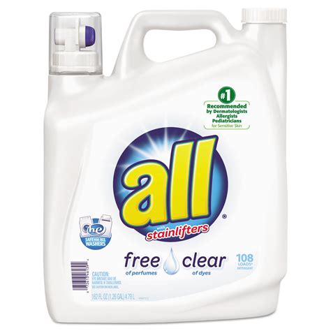 All Free Clear 2x Liquid Laundry Detergent By Diversey™ Dia46139