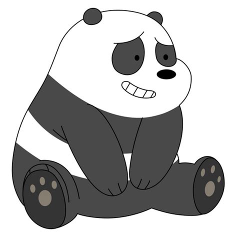 We Bare Bears Cute Panda Sticker Sticker Mania