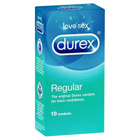 Buy Regular Condoms 10 Pack By Durex Online Priceline