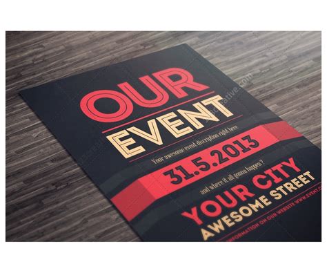 Your event needs to attract attention, so hire a designer today and ensure people turn up. Our Event Flyer template - modern clean and minimal poster ...