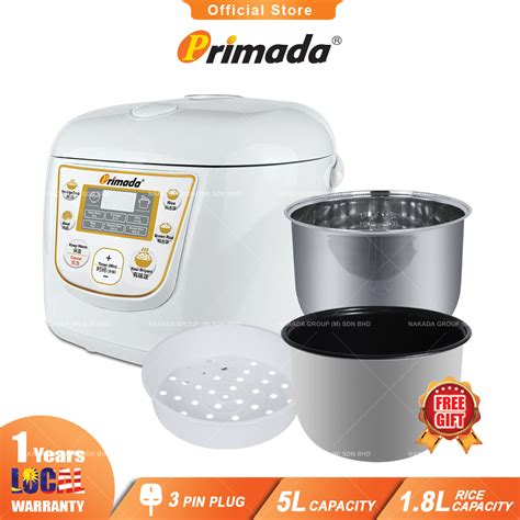 Keto instant pot chicken soup. Primada Smart Rice Cooker PSC60 FREE Non Stick Inner Pot ...