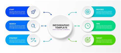 Premium Vector Timeline 6 Options Infographic For Presentations Workflow Process Diagram Flow