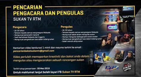 Ohjobs, jawatan kosong 2021, kerja kosong 2021, jawatan kosong kerajaan 2021, jawatan kosong swasta 2021, job vacancy, kerja kosong kerajaan, 2021, iklan jawatan kosong 2021, jobs in malaysia 2021, temuduga terbuka 2021, jawatan kosong kerajaan terkini, download borang. Iklan Jawatan Kosong di Radio Televisyen Malaysia (RTM ...