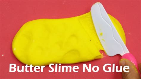 How To Make Butter Slime Without Glue And Activator Camerajes