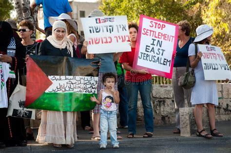 Protest Against Israeli Settlements Editorial Photography Image Of East Halt 16351772