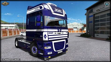 Daf Xf 105 Metallic 02 Truck Skin 131 Euro Truck Simulator 2 Mods