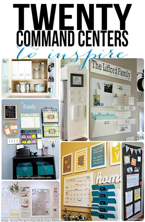 20 Command Center Ideas To Inspire Unoriginal Mom