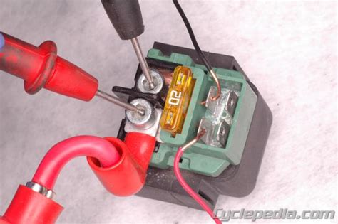 When doing a compression test, you won't be starting the atv, just turning the engine over. Motorcycle Starter System Troubleshooting - Cyclepedia