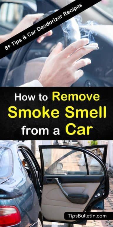 You have to dig through the interior to ensure there is no untouched surface. 8+ Clever Ways to Remove Smoke Smell from a Car | Remove ...