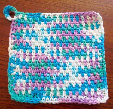 Free Crochet Dishcloth Pattern Crochet Kitchen Accessories Pattern